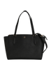 Small Emerson Top Zip Tote, &pound;140, Handbags, Black, Leather, Front view